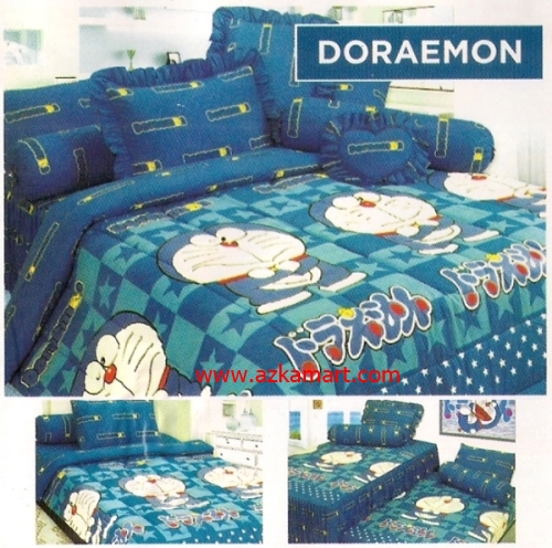 jual grosir online  Sprei Saputra Doraemon