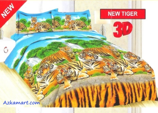 sprei bonita dan bedcover terbaru motif tiger