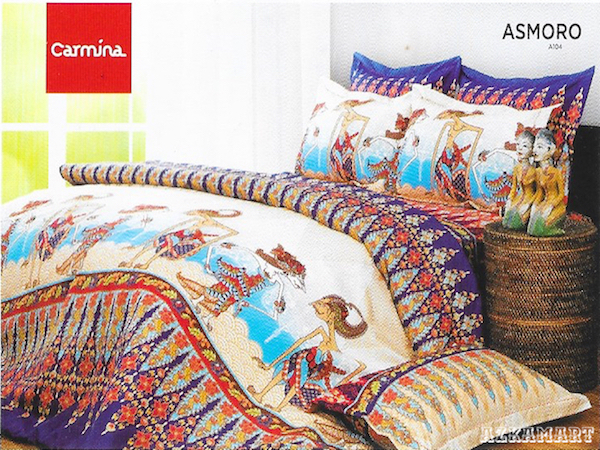 sprei carmina batik modern terbaru motif asmoro