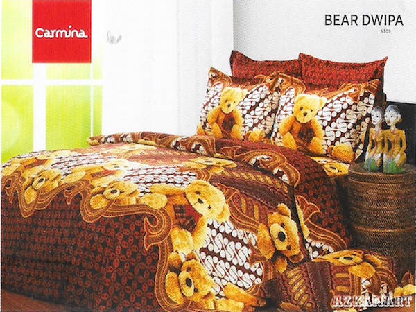sprei carmina batik modern terbaru motif bear dwipa