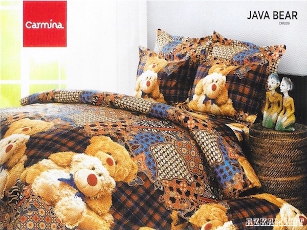 sprei carmina batik modern terbaru motif jawa bear